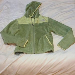 North Face Full Zippered Fleece Hoodie Jacket
